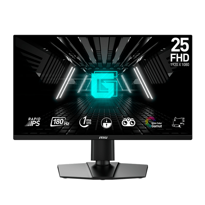 Monitor plano gaming MSI G255PF E2 24.5"