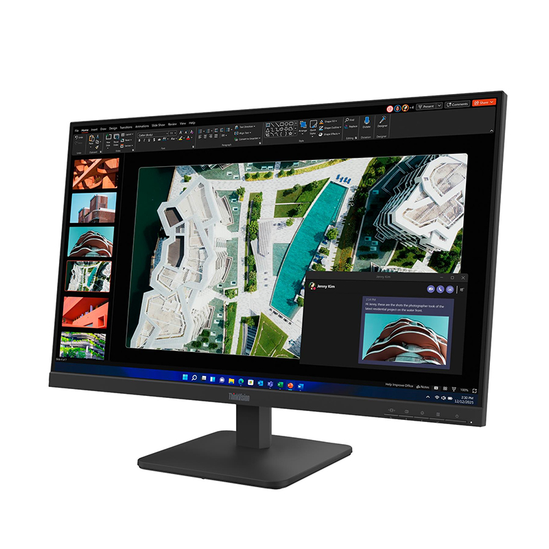 Monitor Plano Lenovo ThinkVision S27-4e, 27" WLED/FHD/IPS/HDMI/VGA